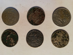 Lot 6 monede 2 lei 1924, stare buna foto