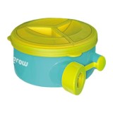 Recipient lapte praf cu 3 compartimente ,250ml, U-Grow