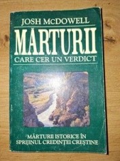Marturii care cer un verdict- Josh McDowell