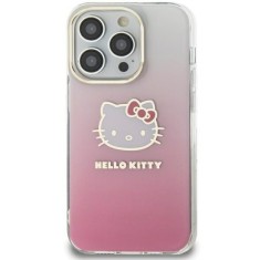 Husa pentru Samsung Galaxy A55 5G - Hello Kitty Hardcase IML Gradient Electrop Kitty Head (HKHCSA55HDGKEP) - Pink