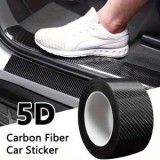 Banda adezivă vinil cu fibre de carbon 5D negru, CMCLASS