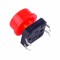 Buton cu capac rotund 12x12x7.3mm Arduino (culoare: ROSU) (b.1942)