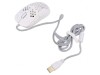 Mouse optic alb USB cu 7 butoane și cablu de 1,8m
