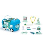 Set Doctor Jucarie cu Geanta Rotile, Plastic Netoxic, Peste 3 Ani, Dimensiuni 17x24x14 cm, Fabricat China