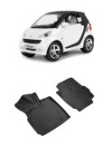 Set covorase cauciuc tip tavita SMART FORTWO (451) 3D (2007-2015)
