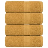 Gossi prosoape de oaspeti, frogn, 4 buc., aurii, 30x50 cm, 360 g/m2
