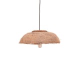 Cumpara ieftin Lustra Pictere abaca lemn culoare naturala 50x50x20+ cm