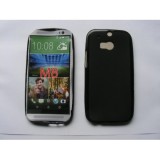Husa Silicon TPU Neagra pentru HTC One M8 - Protectie Antishock