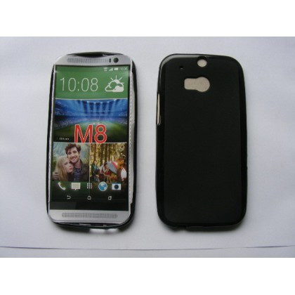Husa Silicon TPU HTC One (M8) Negru