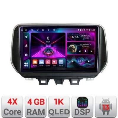 Navigatie Hyundai Tucson 2019 Quad Core A-1135 4+64 InCell Display 1K Android Waze USB Navigatie Internet Youtube Radio CarStore Technology foto