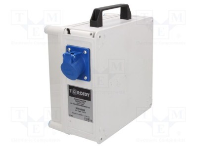 Transformator TOROIDY 3kVA 230VAC IP44 380x330x170mm foto