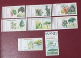 RWANDA 1983 - FLORA si FAUNA - ARBORI, Nestampilat