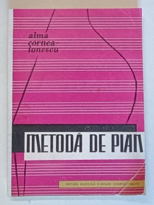 METODA DE PIAN de ALMA CORNEA IONESCU , 1974 * COTOR REFACUT foto
