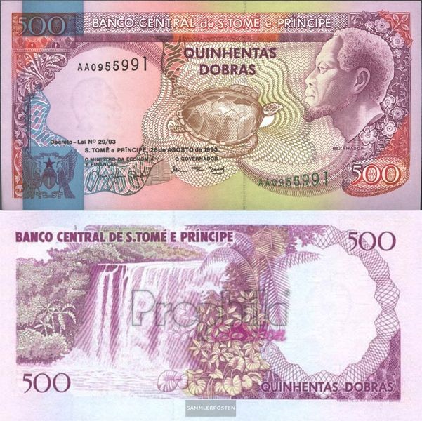 !!! SAO TOME (SAINT THOMAS) - 500 DOBRAS 1993 - P 63 - UNC