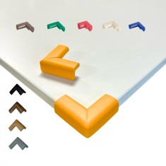 Protectie Colturi Pentru Mobila, din Spuma, Set 4 buc, galben