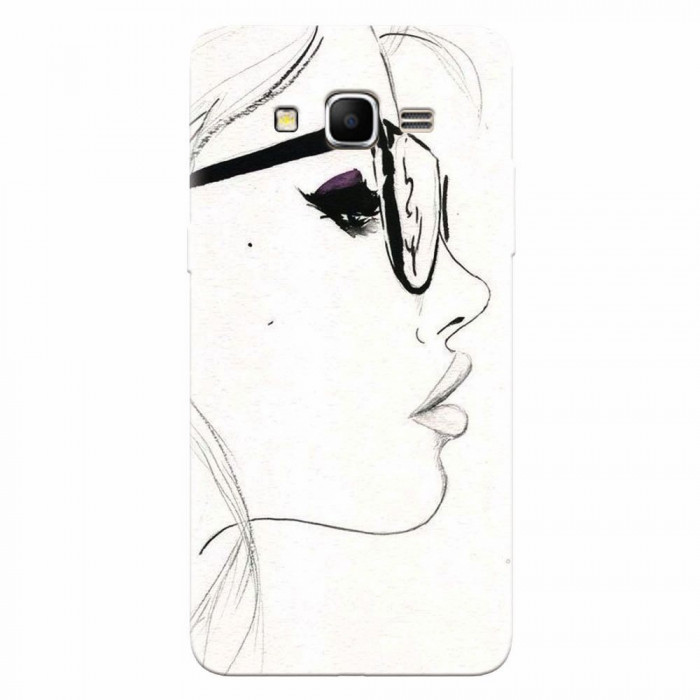 Husa silicon pentru Samsung Grand Prime, Girl Face