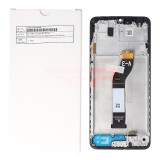 LCD+Touchscreen cu Rama Xiaomi Redmi 13C BLACK Original Service Pack RESIGILAT