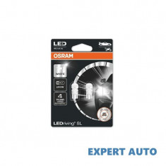 Set 2 becuri auxiliare cu led 12v (w5w) white 6000k bli osram UNIVERSAL Universal #6