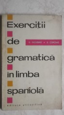 G. Escudero, D. Copceag - Exercitii de gramatica in limba spaniola, 1967