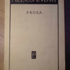 PROZA-VASILE ALECSANDRI