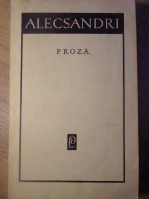 PROZA-VASILE ALECSANDRI foto