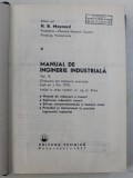 MANAUL DE INGINERIE INDUSTRIALA , VOL. III de H.B. MAYNARD , 1977
