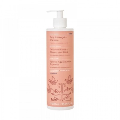 Gel de duș și șampon pentru bebeluși KORRES 500ml foto