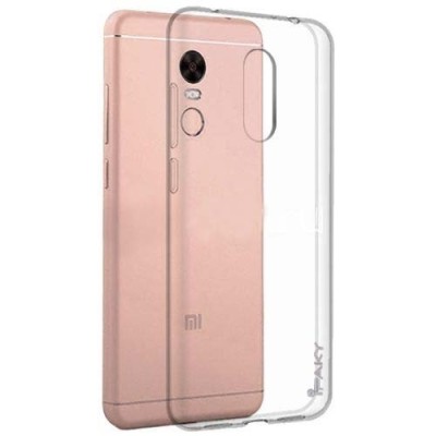 Husa XIAOMI RedMi 5 Plus + Folie Siliconata Full Face (Transparent) Ipaky Effort foto