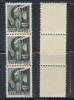 1945 Ardealul de Nord emisiunea Oradea I streif 1P/1f tip I &amp; II &amp; III MNH, Istorie, Nestampilat