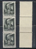 1945 Ardealul de Nord emisiunea Oradea I streif 1P/1f tip I &amp; II &amp; III MNH, Istorie, Nestampilat