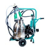Aparat de muls cu 1 post, cu ungere, 1 bidon inox, fara tanc vacuum