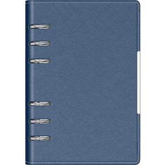 Agenda organizer B6 cu 6 inele albastru inchis