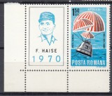 ROMANIA 1970 LP 733 APOLLO 13 SERIE CU VINIETA MNH