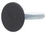 Picioruș Rigid Tehnopolimer PA 40mm M10