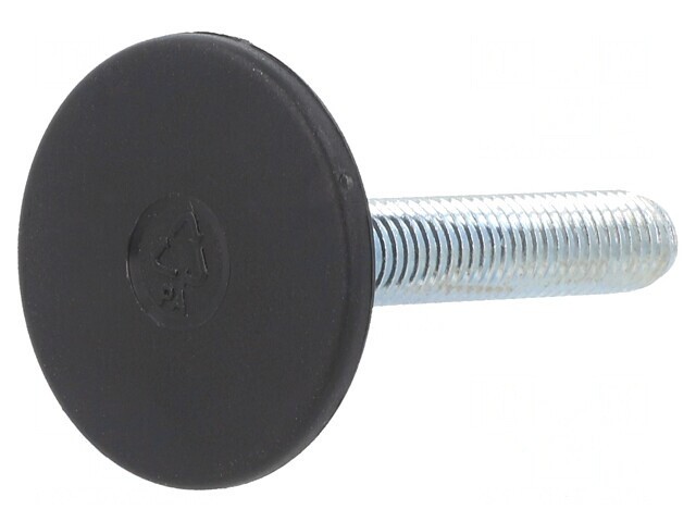 Picioruș Rigid Tehnopolimer PA 40mm M10