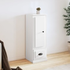 vidaXL Dulap &icirc;nalt, alb, 36x35,5x103,5 cm, lemn compozit