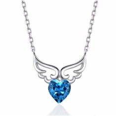 Colier Din Argint Angel Heart Topaz ARG68A