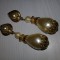 cercei vintage aurii superbi,9 cm inaltime cu tot cu clips,pozele reflecta real