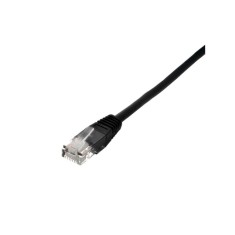 Cablu de retea UTP Cat5e patch cord 0.25m negru Well UTP-0008-0.25BK-WL