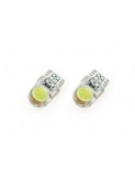 Set 2 bec led auto W5W T10 cu 2xCOB 12v, Amio