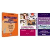 Pachet Bacalaureat 2026. Limba si literatura romana, Matematica M1 Teste si Informatica. Ghid de pregatire clasele 11-12 intensiv Pascal C/C++ - Maria