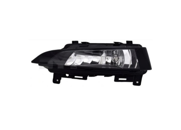 Proiector ceata SKODA KAMIQ, 06.2019-; SCALA, 04.2019-, partea dreapta, TYC, H8; carcasa neagra; fara becuri; cu lumini de viraj statice,
