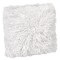 Perna Decorativa de Iarna din Blana Shaggy Alba 25x25 cm