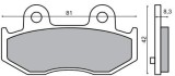 Placute Frana Fata Suzuki Burgman 250 400 450 MX_NEW