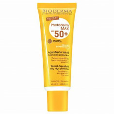 Bioderma Photoderm MAX Aquafluid Golden Colour SPF 50+ crema de protec?ie solara pentru uniformizarea culorii tenului 40 ml foto