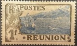 R&eacute;union &ndash; Port și coastă tropicală, 1 franc, Colonie Franceză (cca. 1933&ndash;1943)