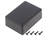 Carcasă universală neagră ABS IP40 50x70x27.5mm
