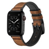 Curea din piele ceas Apple Watch 6 5 4 3 2 1 42mm / 44mm - maro