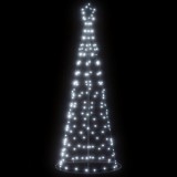 Pom de Crăciun LED 200 LED-uri Alb Rece 182 cm