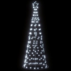 vidaXL Pom de Crăciun LED 200 LED-uri Alb Rece 182 cm 4016449